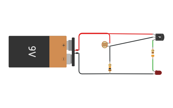 Circuit design Night Light - Tinkercad