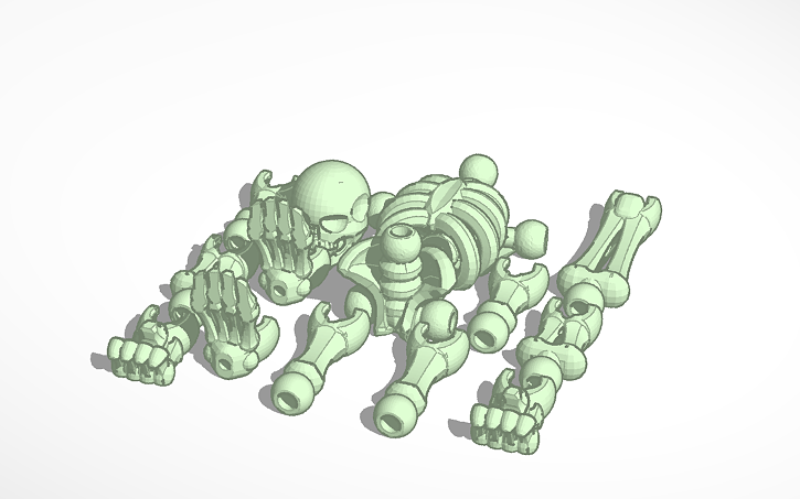 3D design Skeleton kit-Ready to print - Tinkercad