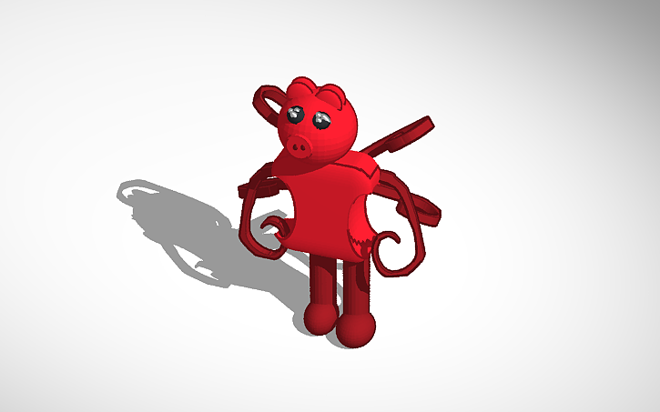 The Paresee Skin Piggy Roblox Tinkercad - roblox piggy chainsaw