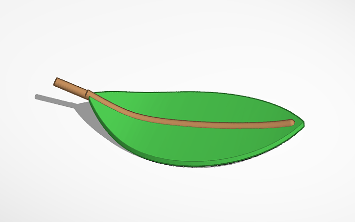 3D design sus leaf - Tinkercad