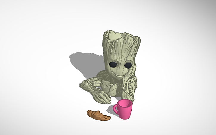 3D design Groot - Tinkercad