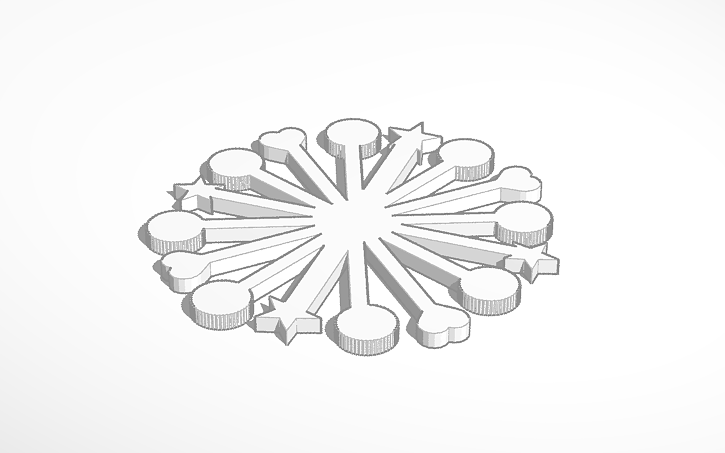 3D design Snowflake | Tinkercad