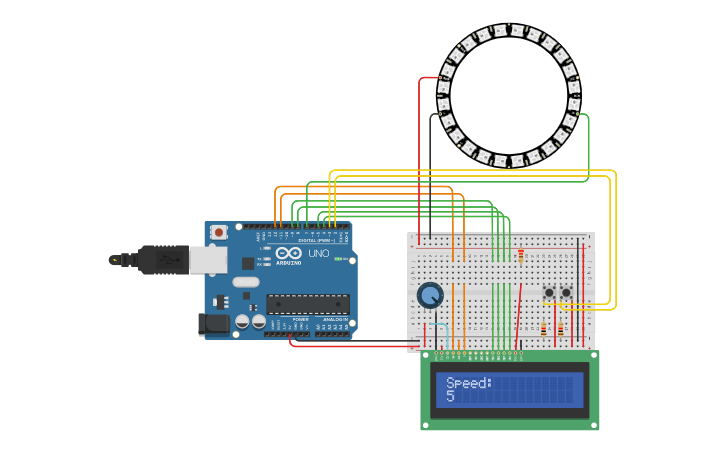 Circuit design Ring LED - 2301872495 - Tinkercad