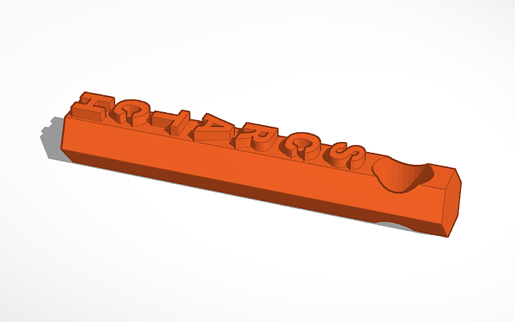 Scratch Key Rings 3D design scratch key chain - Tinkercad
