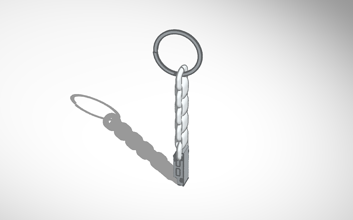 3D design Key Chain Draft | Tinkercad