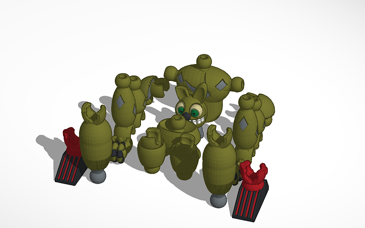 3D design SPRINGTRAP - Tinkercad