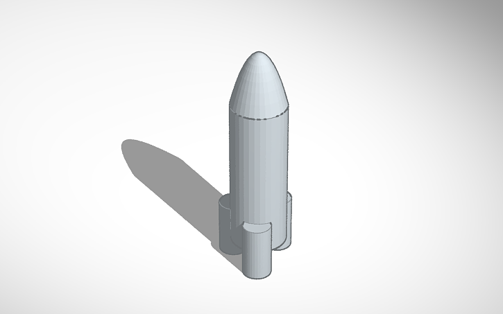 3D design Rocketship | Tinkercad