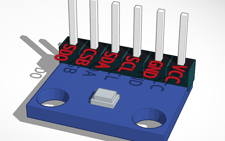 3D design BMP280 BME280 - Tinkercad