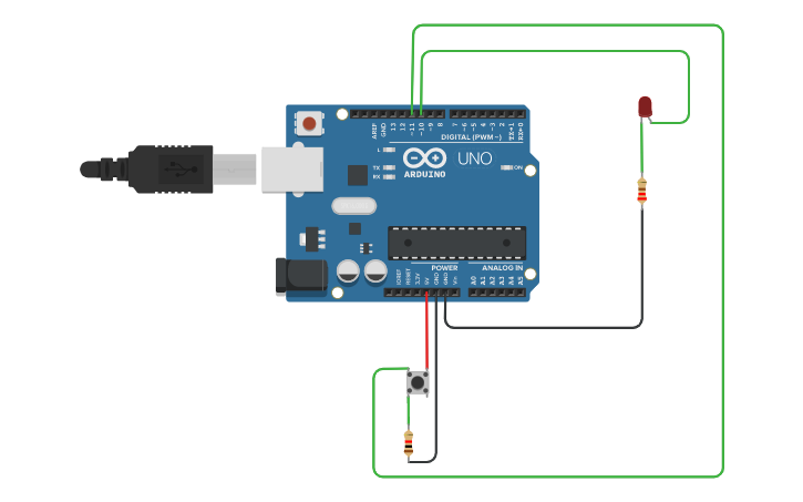 Circuit design PROBLEMA 5 - Tinkercad