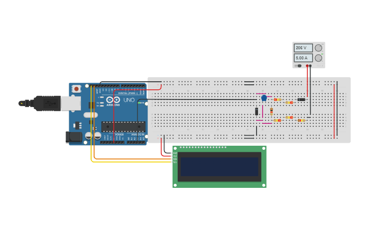 Circuit design Copy of I2C AC DIGITAL VOLTMETER - Tinkercad