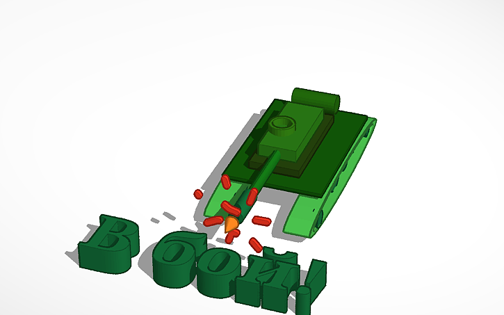3D design ТАНК. МАКС - Tinkercad