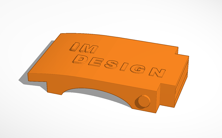 3D design belt - Tinkercad