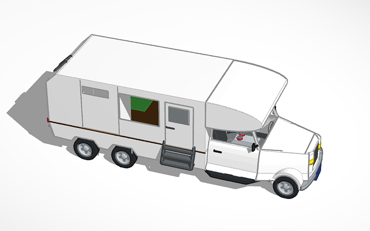 3D design CAMPER - Tinkercad