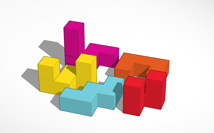 3d Design Puzzle Cube - Tinkercad