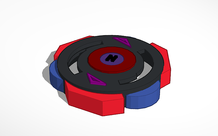 3D design beyblade evolution - Tinkercad