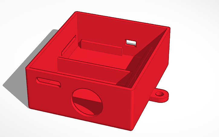 3D design Air Quality Monitor Box - Tinkercad