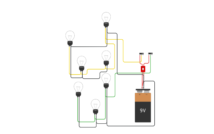 Circuit Design Rangkaian Paralel Tinkercad