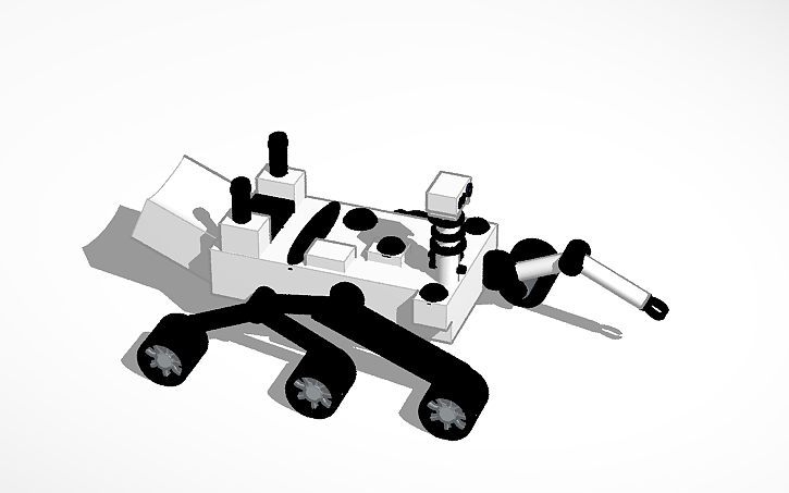 Cad Block Mars Rover 3D design Mars Rover | Tinkercad