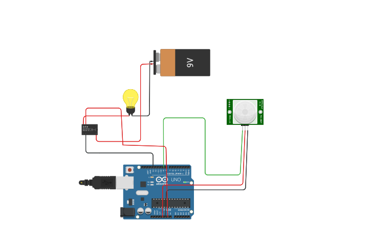 Circuit design Tinkercad Relay - Tinkercad