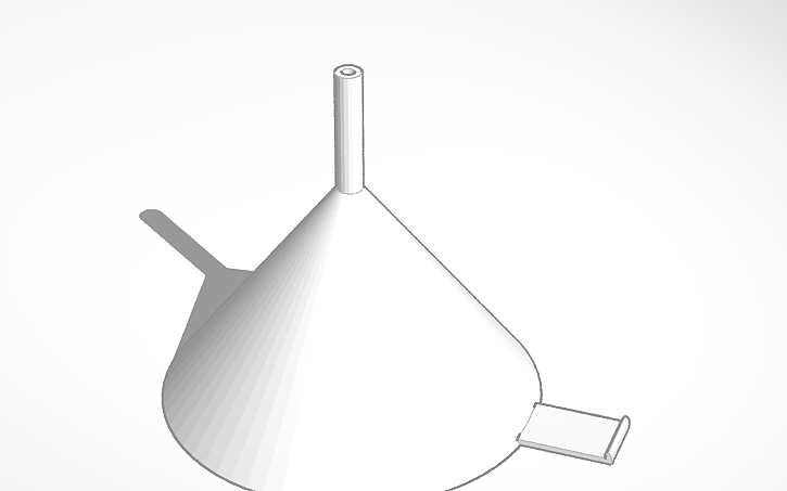 3D design Trichter - Tinkercad