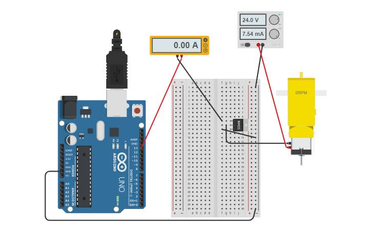 Circuit design Transistor Pre Class 2 - Tinkercad