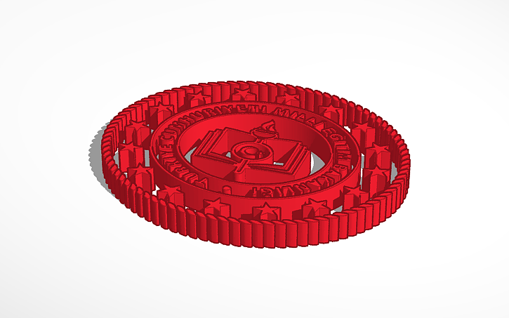 3D design Meb Logo | Tinkercad