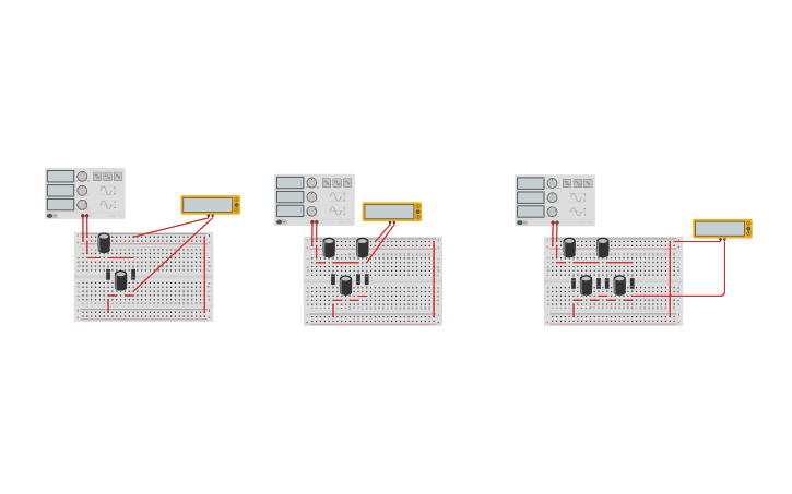 Circuit design simulasi Voltage Multiplier - Tinkercad