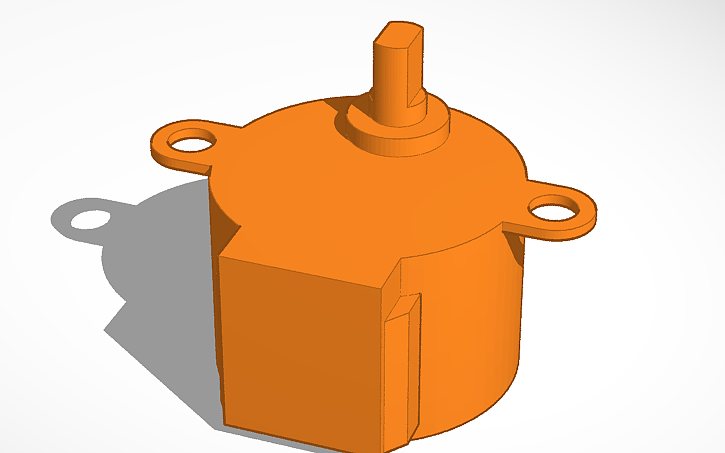 3D design stepper - Tinkercad