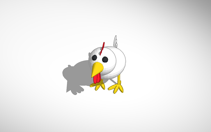 Chicken Rough Draft | Tinkercad Chicken Rough Draft | Tinkercad