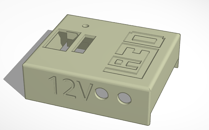 3d Design Battery Cover Tinkercad 