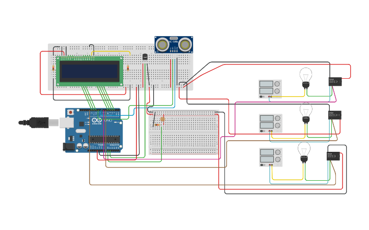 Circuit design 3 Sensor Video | Tinkercad