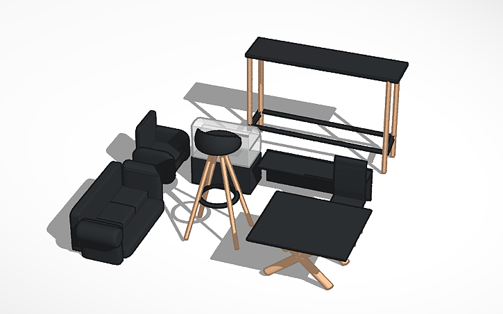 3D design Furniture Harvey | Tinkercad