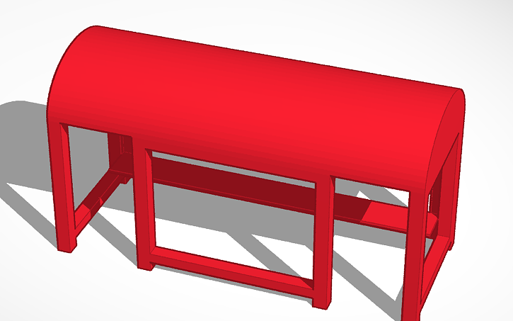 3D design Bus shelter - Tinkercad