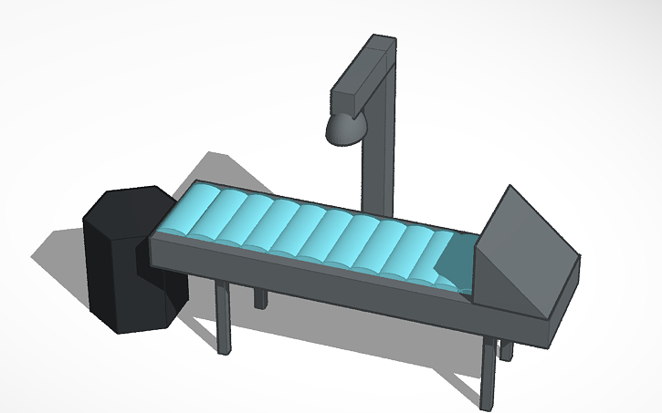 3D design conveyor belt - Tinkercad