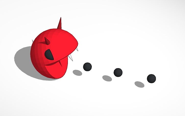3D design Demon PacMan | Tinkercad