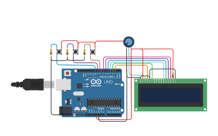 Circuit design Clock - Tinkercad