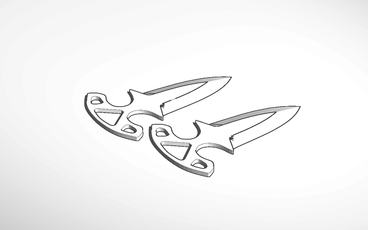 3D design CS:GO - Shadow Dagger Half | Tinkercad