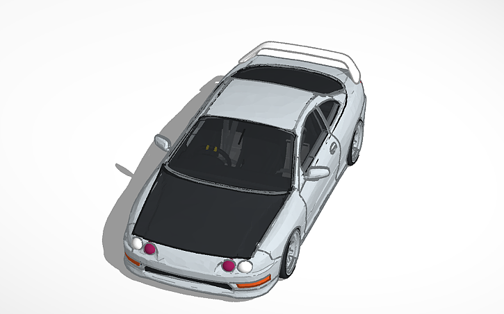 Type R Dxf 3D design 2001 Acura type R - Tinkercad