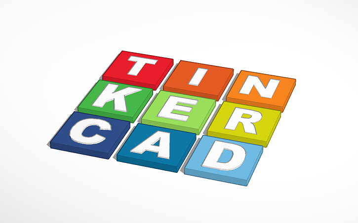 Tinker Code Logo 3D design TINKERCAD logo - Tinkercad