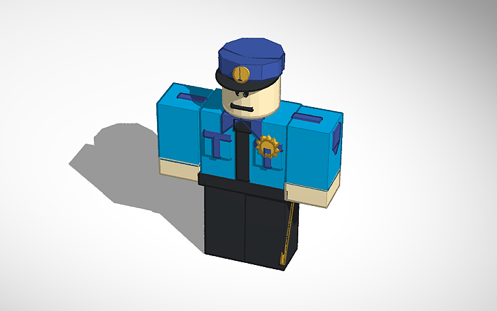 Police Rolox Fbi 3D design roblox FBI | Tinkercad