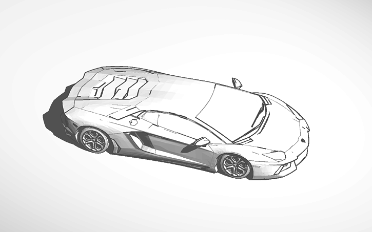 Lamborghini aventador | Tinkercad