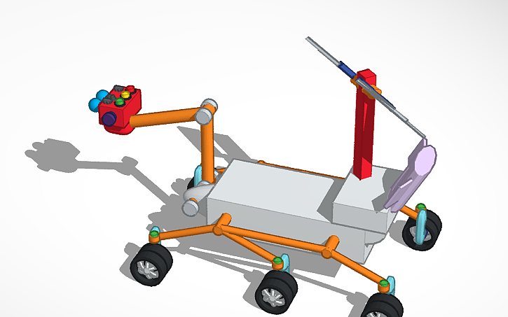 3D design rover mars - Tinkercad