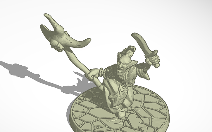 3D design Goblin Shaman - Tinkercad