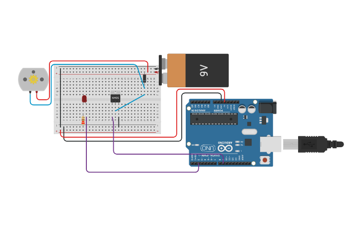 Circuit design Alimentador Pet - Tinkercad
