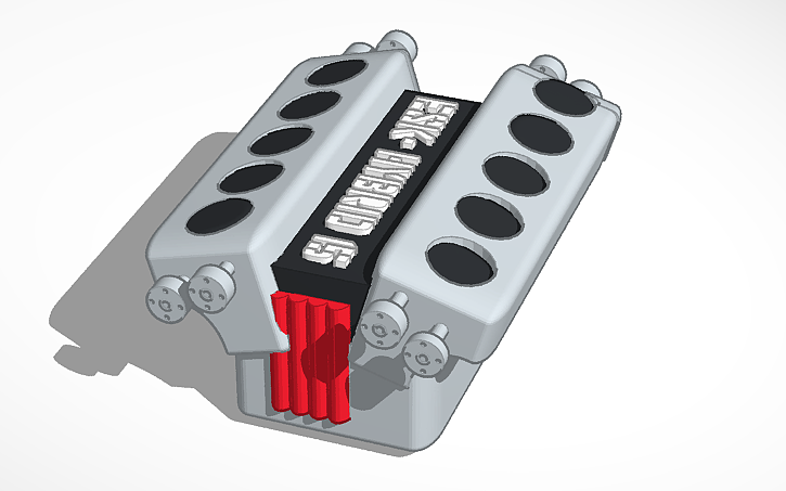3D design XV Autos ESK-V10 Hybrid 15 Engine - Tinkercad