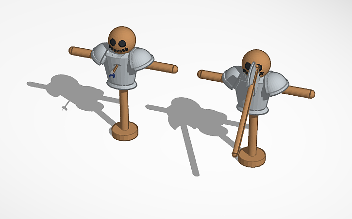 3D design Medieval Dummies - Tinkercad