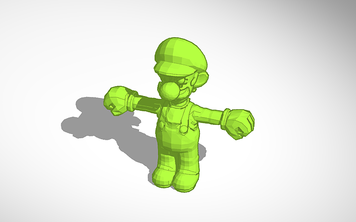 3D design luigi 2.0 - Tinkercad