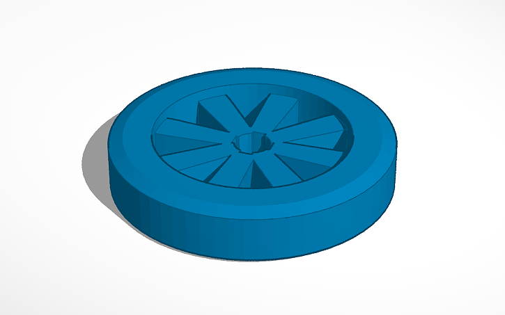 3D design Wheel - Tinkercad