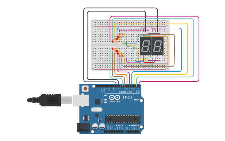 Circuit Design Digital Clock Tinkercad 2329