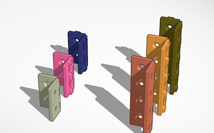 3D design Print in place Hinges - Tinkercad